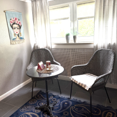 Sitzecke Wohnbereich Apartmenthaus Darmstadt Offenbach